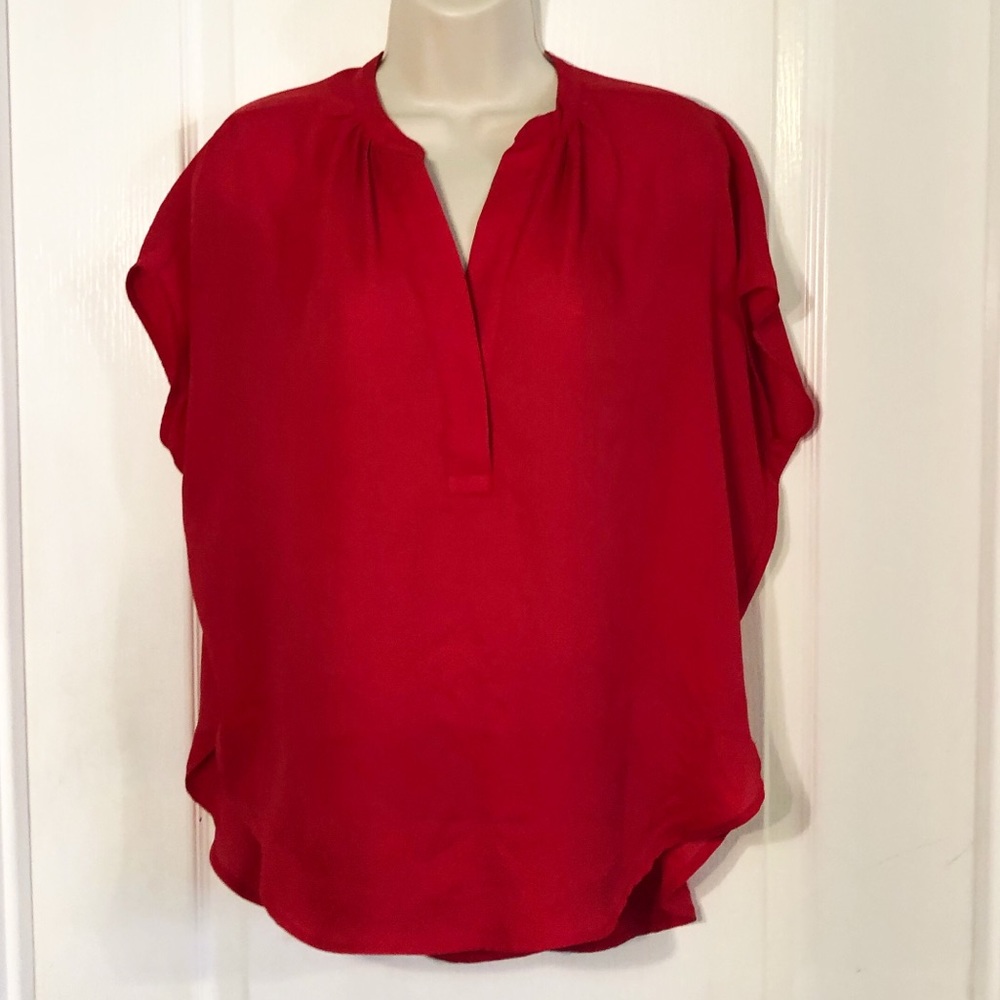 Violet & Claire Red Blouse